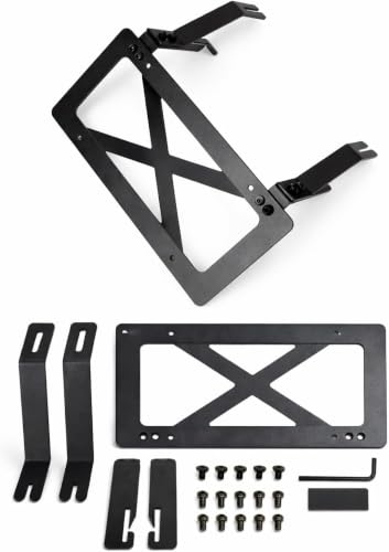 No Drill Front License Plate Mount for Tesla Model S 2021-2025, Premium Front License Plate Holder Bracket, Camera-Safe License Plate Frame, Tesla Model S Accessories【for 2021-2025 Tesla Model S】