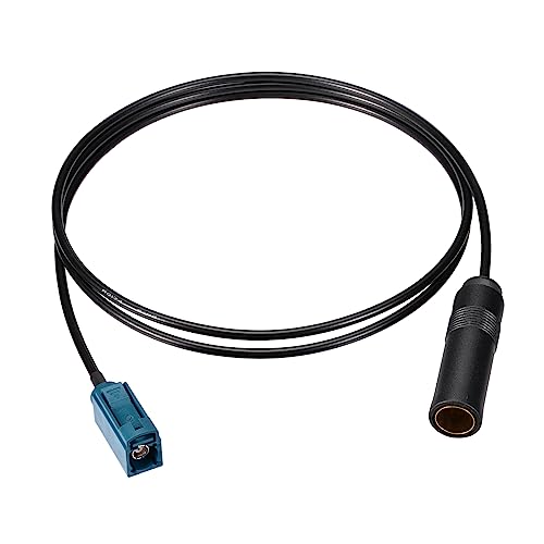 Bingfu Universal Vehicle Car Stereo FM AM Radio Antenna Adapter Cable Fakra Z Female to DIN Socket Connector Cable 1M 3.28ft for Car Stereo Audio HD Radio Head Unit CD Media Player Receiver - color: Fakra Z to DIN Socket 3.28ft