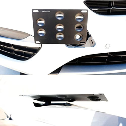iJDMTOY Tow Hook License Plate Mounting Kit for BMW X1/X3/X4/X5/X6/Z4