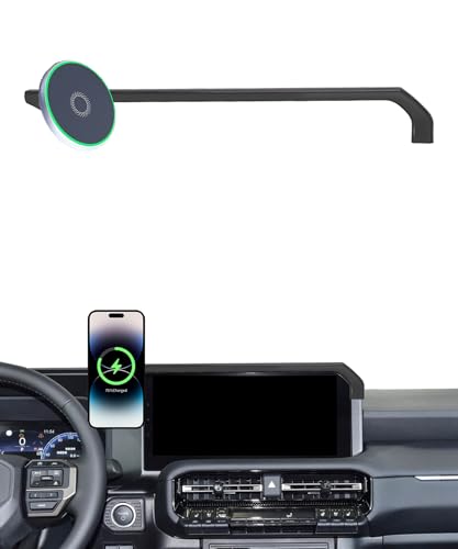 Car Phone Holder for 2024 2025 2026 Toyota Land Cruiser LC250 Accessories - size: fit for 2024-2026 Land Cruiser LC250(8/12.3 Inch)