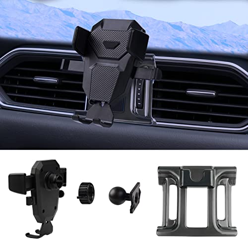 Karltys Car Phone Holder, Car Phone Mount Air Vent Hands Free, Dedicated Phone Stand for Mazda CX-5 2017-2025 CX5 Accessories Interior - size: 17-23 CX-5 Phone Holder