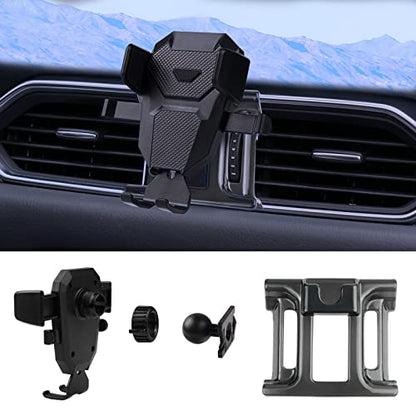 Karltys Car Phone Holder, Car Phone Mount Air Vent Hands Free, Dedicated Phone Stand for Mazda CX-5 2017-2025 CX5 Accessories Interior - size: 17-23 CX-5 Phone Holder
