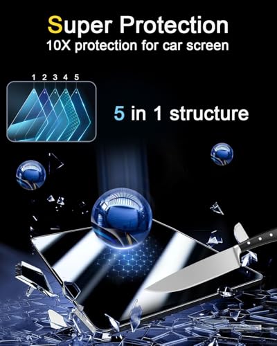 Screen Protector for Jaguar F-pace 2021-2026 Accessories 11.4 inch - size: for F pace 11.4 inch