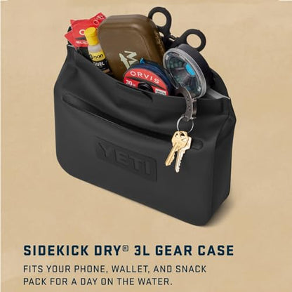 YETI Sidekick Dry 3L Gear Case, Black - color: Black, size: Sidekick 3L