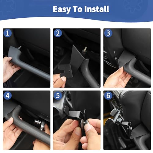 RT-TCZ for Jeep TJ Phone Radio Holder Walkie Talkie Mount Bracket Accessories for Jeep Wrangler TJ 1997-2006 - color: Black 97-06