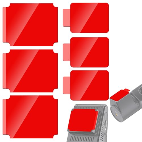 6-Pack Dash Cam Replacement Adhesive Pads Compatible with VIOFO A329S Series – 3 Front + 3 Rear, Heat Resistant High-Bond Tape