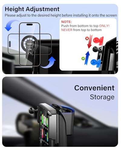 SKYLOTEC Magnetic Phone Holder for BMW X5 X6 2024-2026/X7 2023-2026 - color: Magnetic, size: 2024-2026 BMW X5 X6/2023-2026 X7 | 14.9-Inch