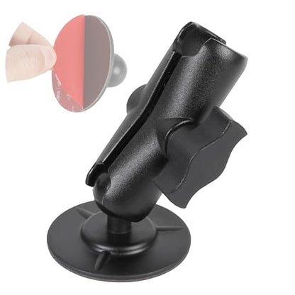 1" Ball Adhesive Base with Aluminum Alloy 3.54" Length Medium Arm, Compatible with RAM B Size Mounts, Flexible Adhesive Mount for Motorcycle Gas Tank & Car Dashboard - style: 1" Ball Adhesive Base with 3.54" Arm