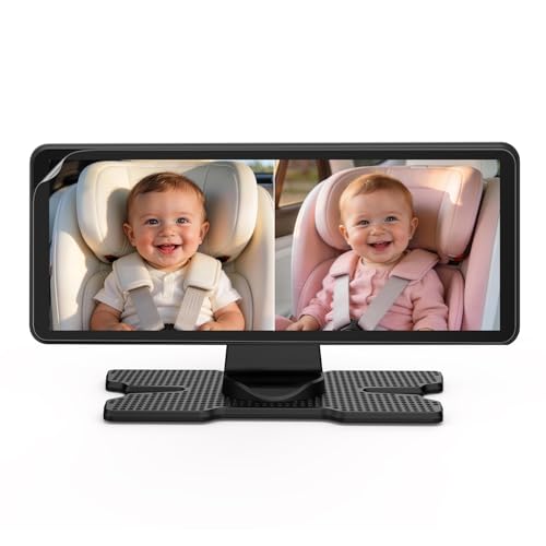 Anti-Glare Screen Protector Film Only for BV3 Orange Baby Car Monitor Display (Glossy/Mirror-Finish Screen Version), Full Coverage HD Clarity, Accessory Only