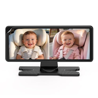 Anti-Glare Screen Protector Film Only for BV3 Orange Baby Car Monitor Display (Glossy/Mirror-Finish Screen Version), Full Coverage HD Clarity, Accessory Only