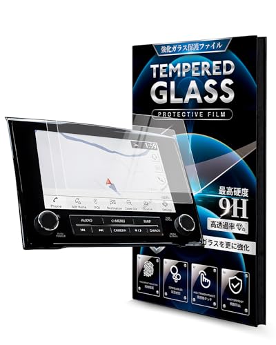 Karltys 2PC Screen Protector for Nissan Titan/Titan XD 2021-2024 9-Inch [No Glare & Fingerprint] Tempered Glass Nissan Titan/Titan XD Touchscreen Accessories - size: 9"Nissan Titan/Titan XD 2021-2024