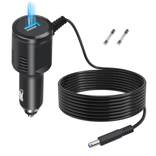 5V Car Charger with USB Port for Rand McNally GPS - Compatible with TND Tablet 85, TND 740,750, OverDryve 7, 8 Pro, and RV Truck GPS Systems - Including Magnetic Slice Mount Replacement AC Adapter