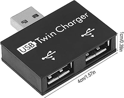 1Pc USB Hub Adapter, Portable USB Splitter, Multi Port Charging Converter,USB Expander, High Speed Versatile USB Hub, Time-Saving Charging Expansion Supplies for Home, Car, School, and Trave