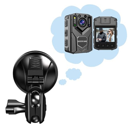 Body Camera Car Suction Cup Holder, Dash Cam Holder for Cars 360° Adjustable Adhere Tightly to the Windshield (Only for Z5 Model)