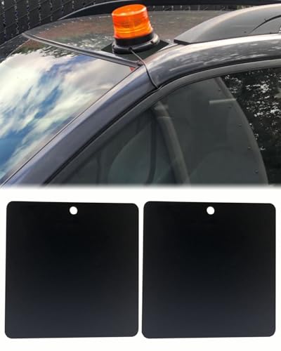 Aluminum Roof Self-Adhesive Magnetic Mount Pads|Self-Adhesive Steel Plate Enable Magnet LED Light Bar/Pod Light/Beacon/Spotlight/Radio on Aluminum Truck/SUV/RV Roof| Powder-Coated Quick Install -2 PCS - size: 2 Pack