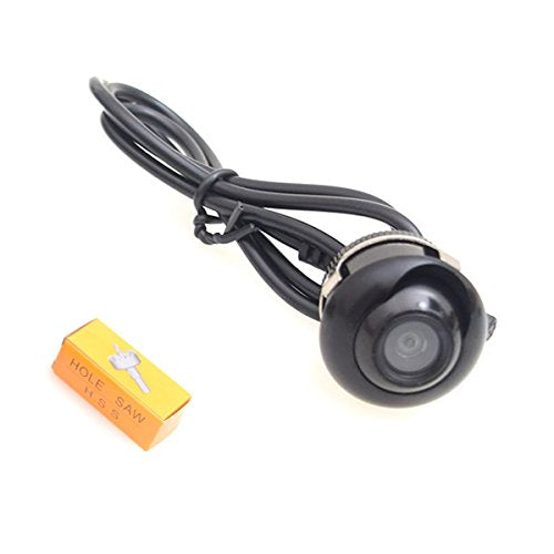 Backup Camera, Hole Drilling 22.5mm EKYLIN Car Auto Backup Camera Cam Screw Bumper Mount Universal Fit Parking Assistance Grid Lines