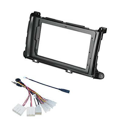 Fits for Toyota Sienna XL30 2010-2014 Car Radio Stereo Fascia Frame Double DIN 9 inch Dash Installation Mounting Kit