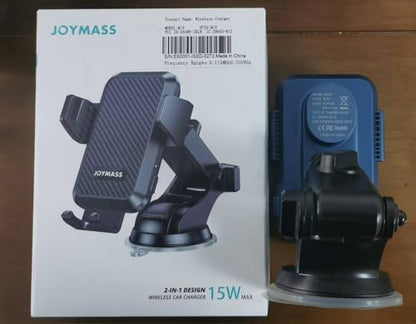 Wireless Car Charger, Phone Holders for Your Car, 15W Auto Clamping Phone Mount Car Accessories for iPhone 16 15 14 13 12 Mini Pro Max 11, Samsung Galaxy S24 Ultra S23 S22+ Note 20, etc - Blue - color: BLUE