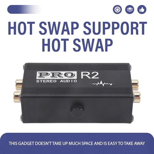 Ground Loop Audio Isolator Noise Suppressor Isolator Audio Signal Noise Reducer for PC
