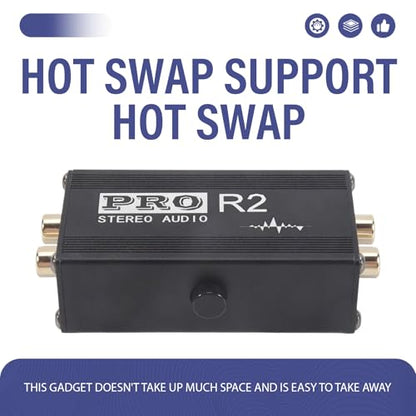 Ground Loop Audio Isolator Noise Suppressor Isolator Audio Signal Noise Reducer for PC
