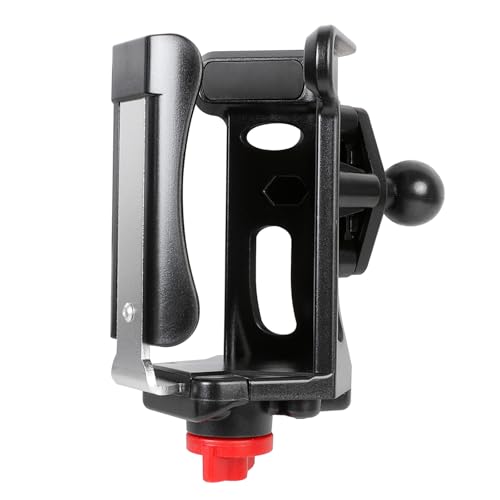 Cup Drink Holder Base with 1" Ball for RAM Mounts, Extra Large Adjustable Size Water Bottle Holder for 2.36-3.54" Diameter Bottles, Fits RAM B Size Double Socket Arms - size: Cup Holder (Base Only)
