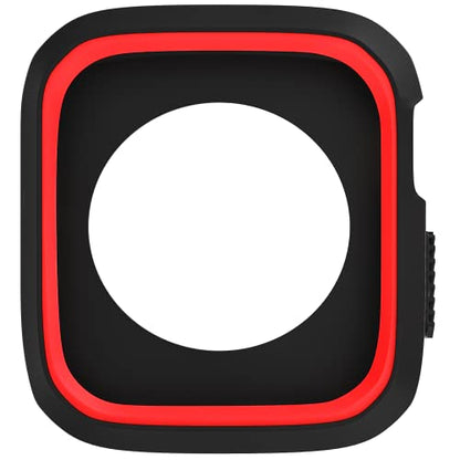 D & K Exclusives Compatible with Apple Watch 42mm Case, Shockproof Sport Protective Bumper Case for iWatch Women Men Kids GPS iWatch Series 3/2/1, Black, Red - color: Black, Red