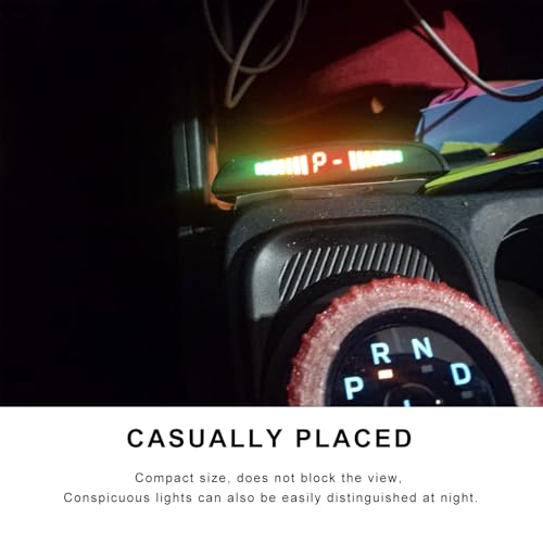Car Parking Sensor, Reverse Backup Radar System Sound Warning with 4 Parking Sensors, LED Distance Detection Warning Buzzer Alert Parking Sensors Kit for Most Vehicles