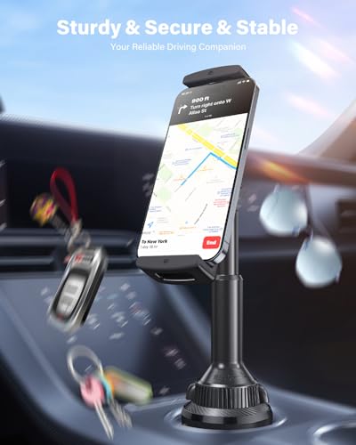 APPS2Car Sturdy Cup Holder Tablet Mount for Car, iPad Car Mount for Truck - size: 13 inch