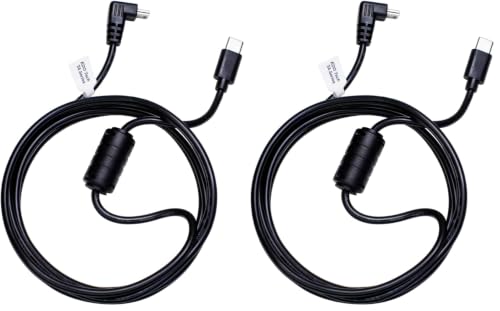EDOTech USB-C to Mini USB Car Charger Power Cord for Garmin Nuvi Drive DriveSmart DriveAssist DriveTrack RV Auto Handheld Navigation GPS (Pack of 2) - size: 6 Ft (Pack of 2)