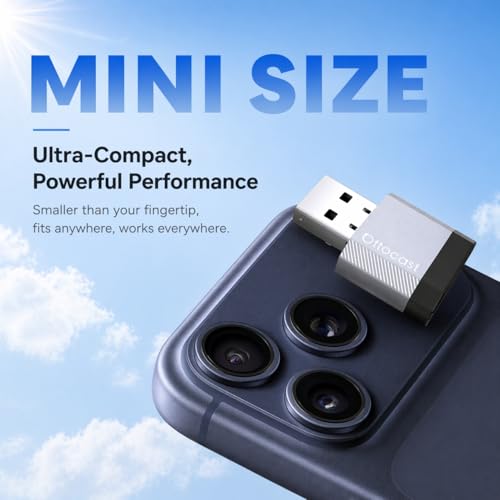OTTOCAST Mini Nova Wireless CarPlay & Android Auto Plug & Play Adapter