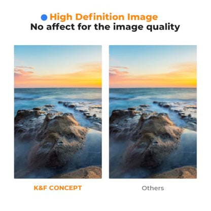 K&F CONCEPT 82mm Magnetic Filter CPL+ND8+ND64+Magnetic Basic Ring+Lens Cap - size: 82mm