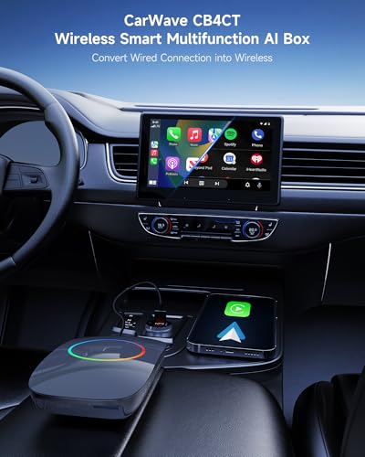 Wireless CarPlay Adapter, Magic AI Box with HDMI Output