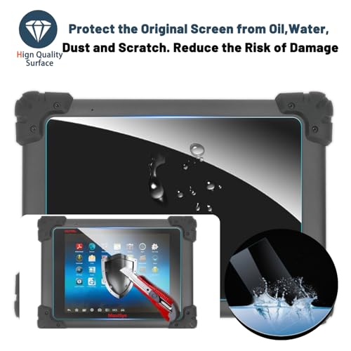 Ruiya Screen Protector for Autel MS908/MX908B/MS908S/908 PRO/MS908S POR/MS908CV/MS908S PRO II/MaxiSyS Elite/MaxiSYS Elite II Pro 9.7" Display Touchscreen,9HD Anti-glare Tempered Glass - color: MS908/MX908B