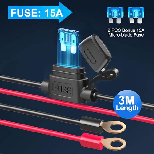 12V Socket Power Outlet + Magsafe Car Mount Charger,10FT Cable 24V 216W Multi Port Outlet, 15W Wireless Car Cigarette Lighter Phone Charger