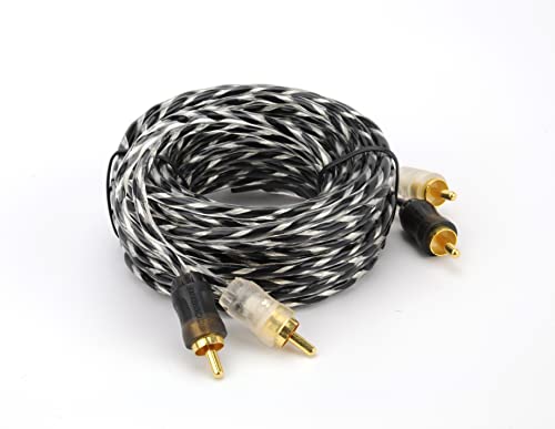 Scosche KDADCCSD Add-On Amplifier Install Wiring Kit - High Current Dual Car Amp Install Kit - Hybrid OFC Power/Ground Cable, Twisted Pair Audio Cables, Power Distribution Block and Wire Terminals