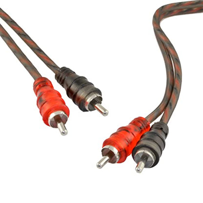 The Wires Zone 15ft 2-Channels Male-to-Male Twisted Pair OFC RCA Interconnect Cable - size: 15 ft