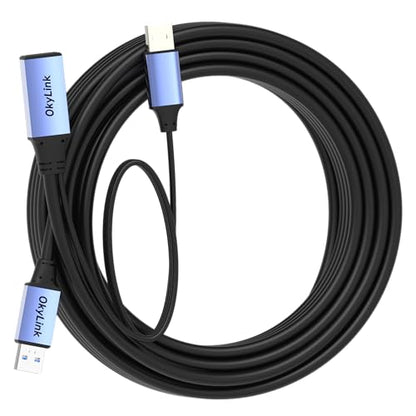 OkyLink Active USB 3.0 Extension Cable A to A, Male to Female 32ft - color: USB3.0(5Gbps), size: 32ft (10m)