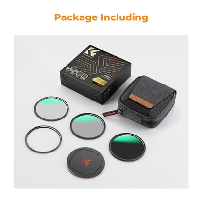 K&F CONCEPT 49mm Magnetic Filter CPL+ND8+ND64+Magnetic Basic Ring+Lens Cap - size: 49mm