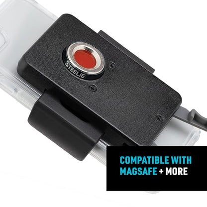 Nite Ize Steelie Squeeze Dash Kit - Magnetic Cell Phone Holder for Car Dashboard - Adjustable Phone Holder for Cars - Compatible with Apple MagSafe iPhones & Accessories - style: Squeeze