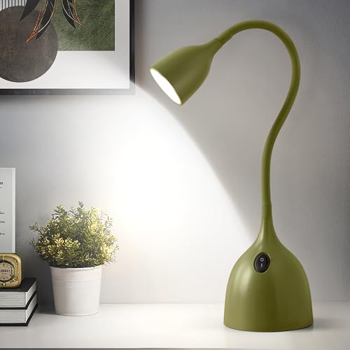 EJIAXIN Desk Lamp for College Dorm Room - LED Reading Light, Green - color: Green