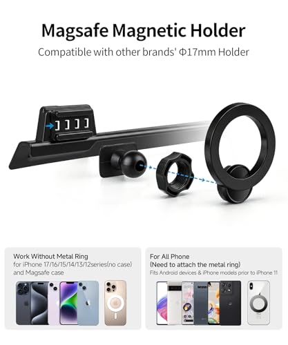 Car Phone Holder for Kia Carnival 2025 2026 Magsafe Mount Accessories - size: for 2025-2026 Carnival