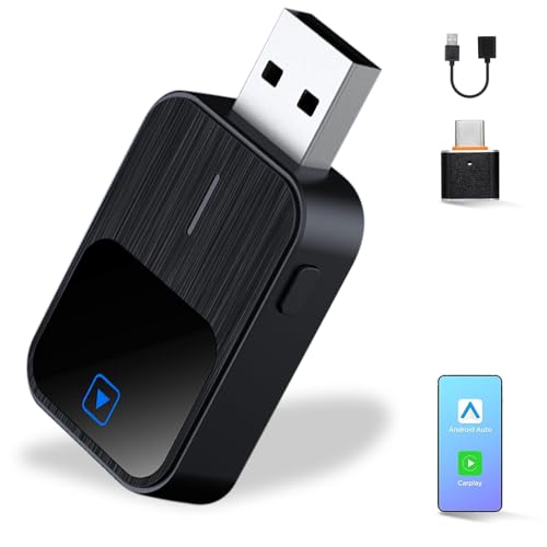 Sehawei Wireless CarPlay Android Auto Adapter 2-in-1