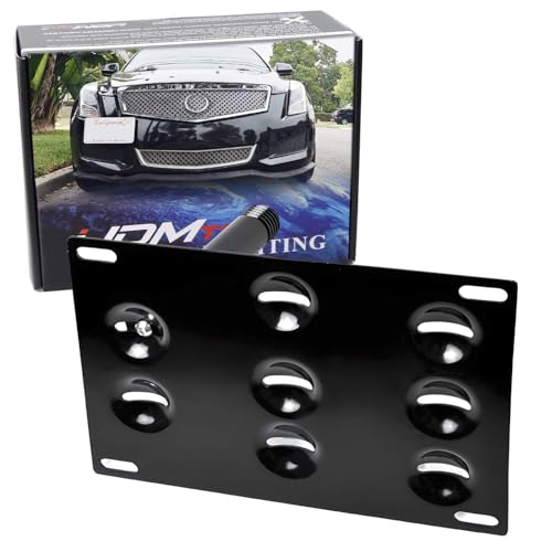 iJDMTOY Tow Hook License Plate Mounting Kit for Cadillac CTS/CTS-V/ATS