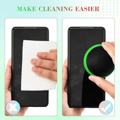 Suclain 4 Pack Screen Cleaner Balls Car Phone Screen Cleaning Cleaner Ball Microfiber Touch Cleaning Ball for Easter Computer Laptop Phone Monitor(Red, Blue, Yellow,Green) - color: Red, Blue, Yellow,Green