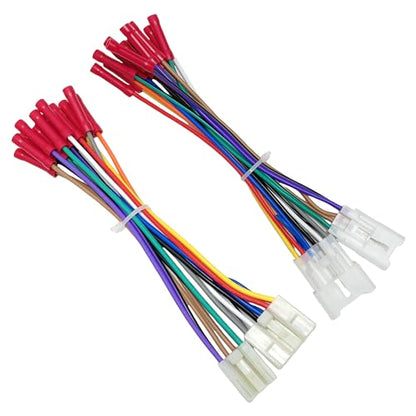 Female+Male Radio Wiring Harness Kit Compatible with Toyota 1992-2019(Non JBL) Subaru 2010-2019 10Pin&6Pin Aftermarket Radio Stereo Wire Harness Plug Adapter Car Stereo Power Speaker Wire Harness - style: 10+6Pin Male+Female Harness Kit