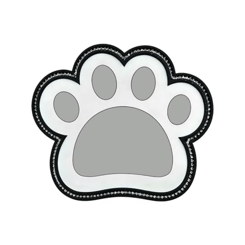 Bling Bear Claw Car Dashboard Non Slip Mat, Rhinestone Car Dashboard Grip Pad, Vehicle Strong Sticky Pads for Cell Phone, Sunglass, Key, Glass, Electronic Devices (Gray) - color: Gray