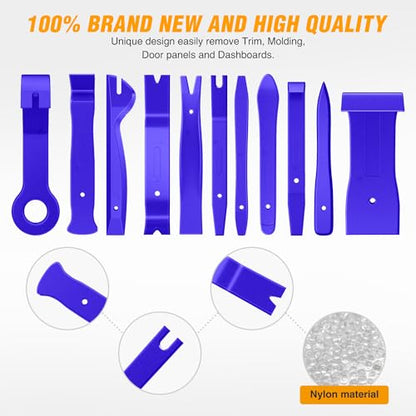 GOOACC 11PCS Auto Trim Removal Tool Kit Blue - color: 11PCS Trim Removal Tool Blue