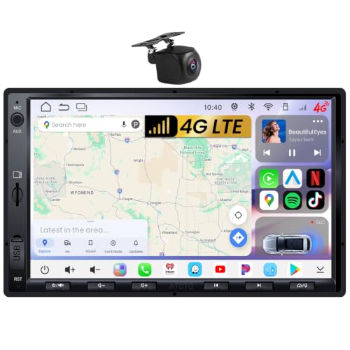 ATOTO S8L 7" Double Din Car Stereo, 4G LTE, Wireless CarPlay & Android Auto