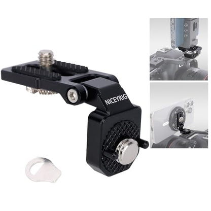 NICEYRIG Right-Angle Bracket Mini L-Shape Mount Plate for ARRI Thread - 603