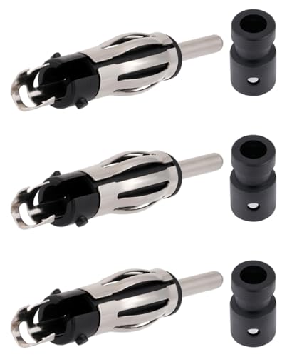 3PCS Car Radio DIN Male Connector FM AM Universal Car Antenna DIN Plug Copper Connector for Extension Coaxial Cable RG58 - size: RG58 3PCS